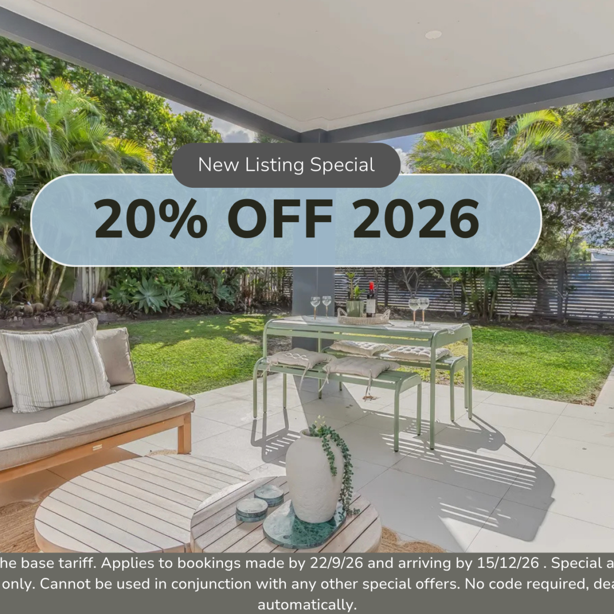 20% off New Listing Special for Sunrays Sanctuary – 350m to Beach & Pet-Friendly!*