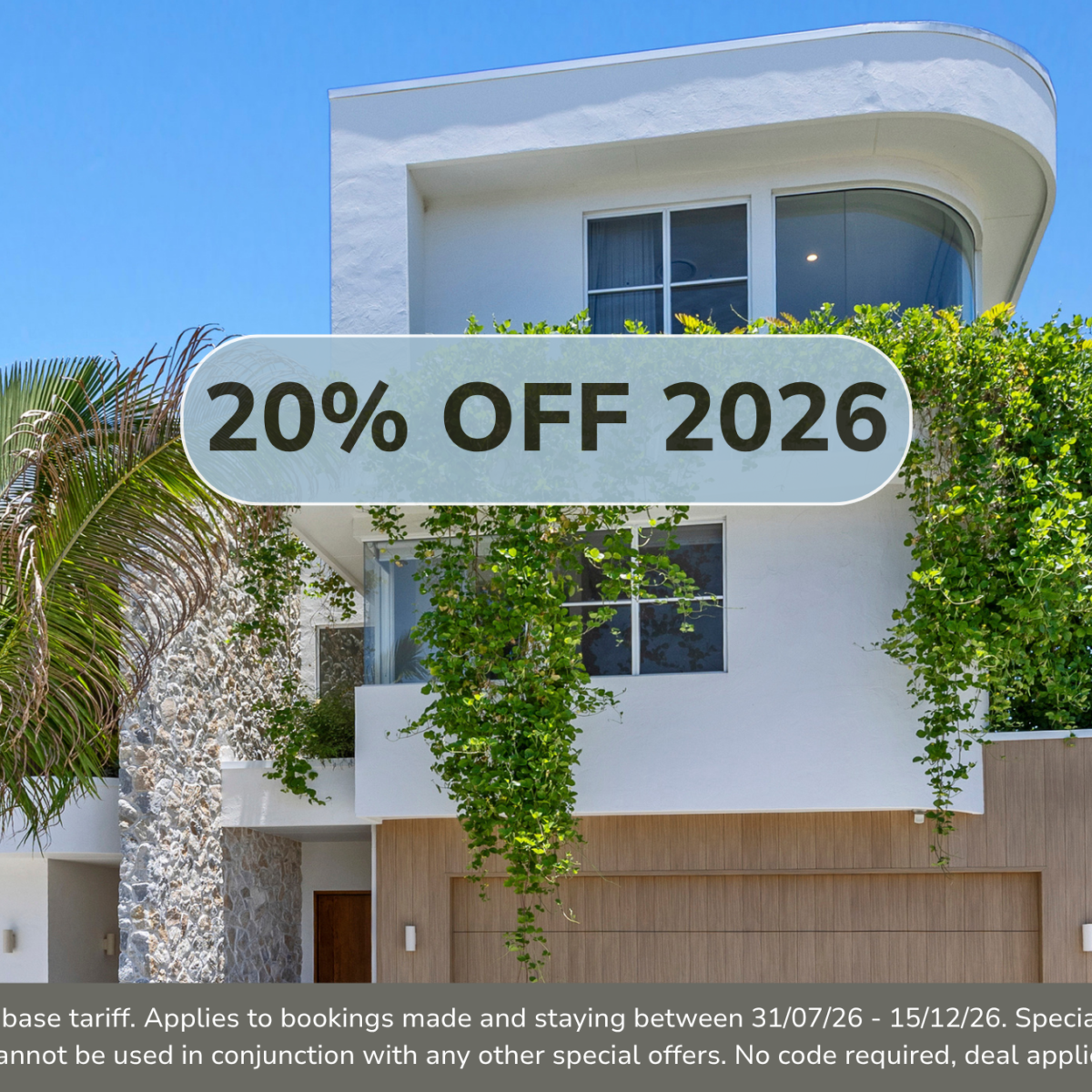 20% off for Pearl House – Coastal Luxury Retreat with Pool – Walk to Beach!*